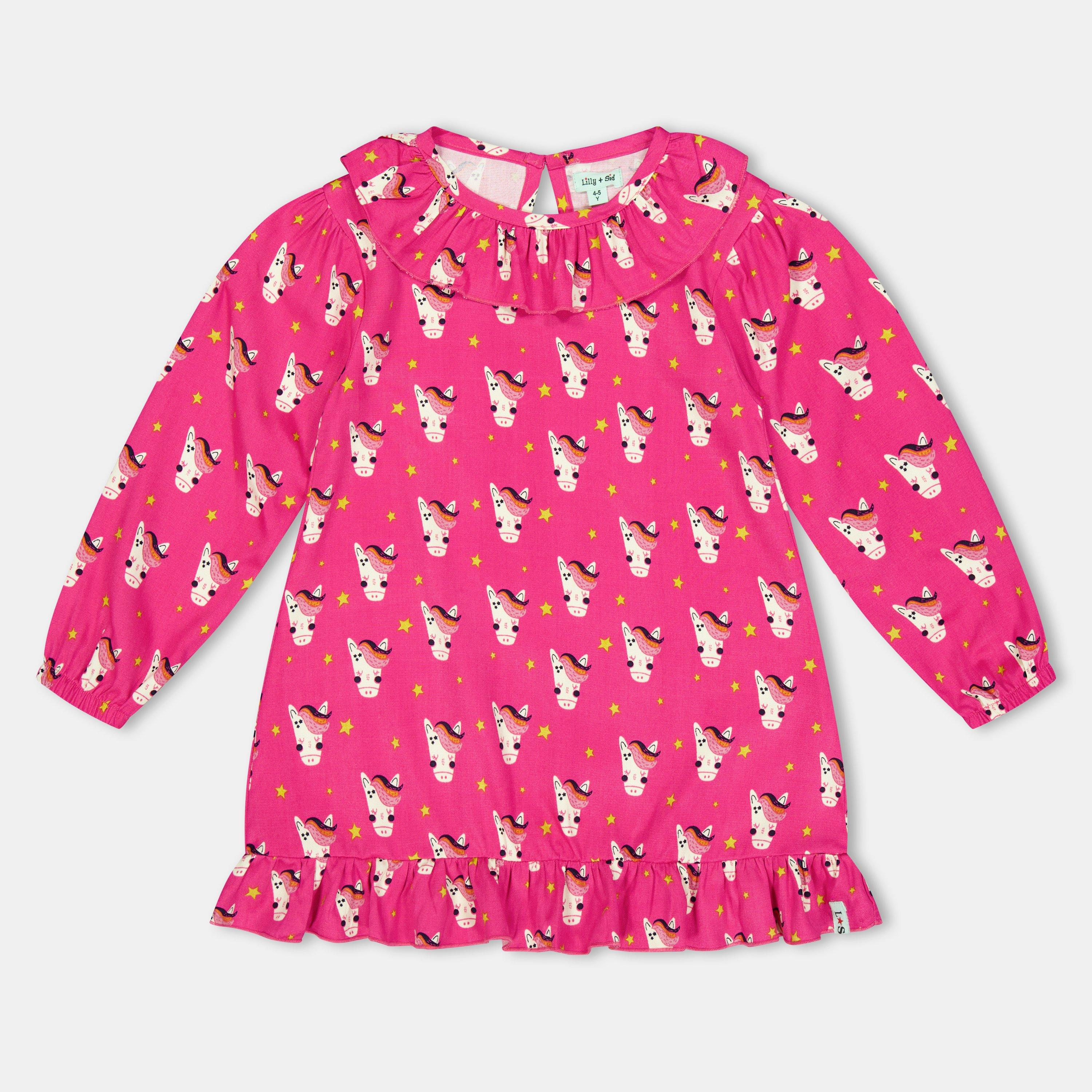 Roze - Lilly and Sid - Kids' Horse A Line Dress - 1