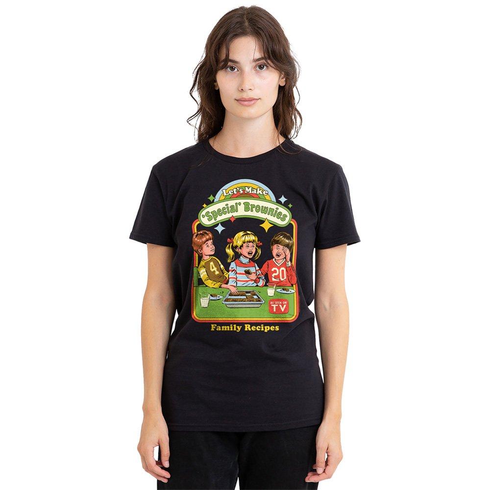 Black - Steven Rhodes - Steven Rhodes LetS Make Brownies T Shirt Black - 1