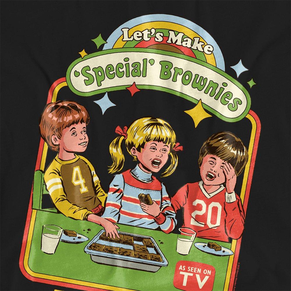 Black - Steven Rhodes - Steven Rhodes LetS Make Brownies T Shirt Black - 2