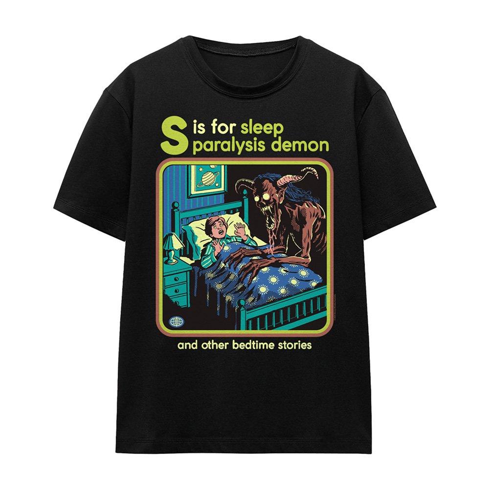 Black - Steven Rhodes - Steven Rhodes Sleep Paralysis Demon T Shirt Black - 4
