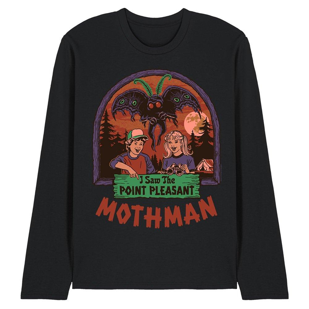 Black - Steven Rhodes - Steven Rhodes I Saw The Mothman Long Sleeve T-Shir - 1