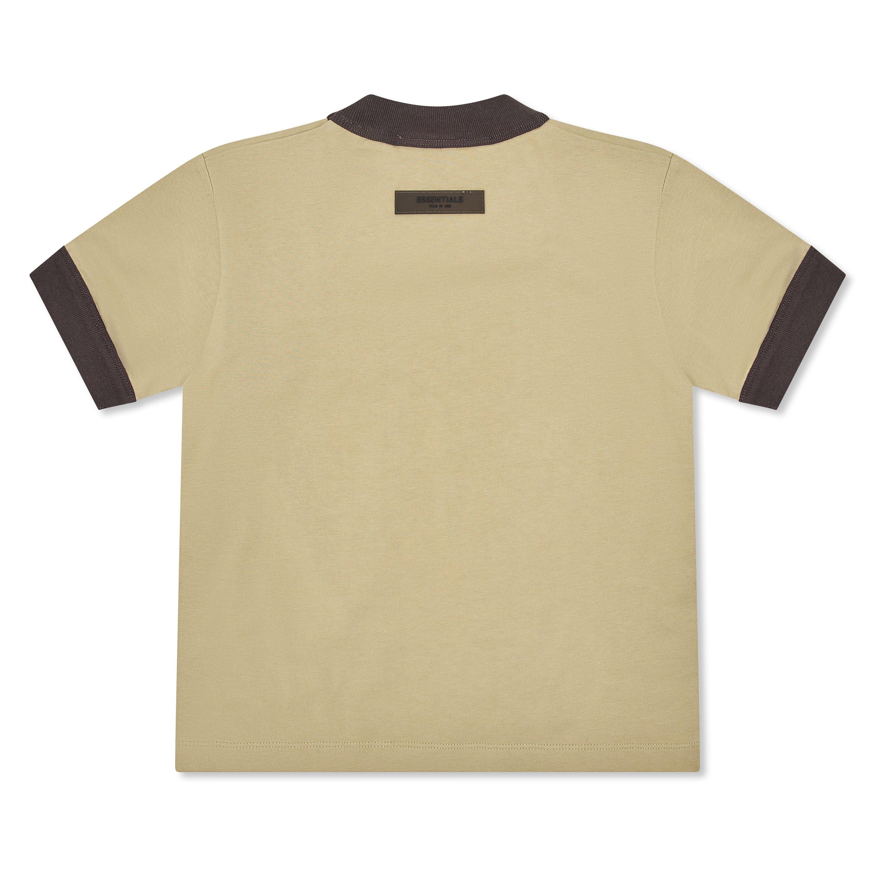 Seafoam - Fear Of God Essentials - Unisex Kids' Ringer Tee Oversized T-Shirt - 2