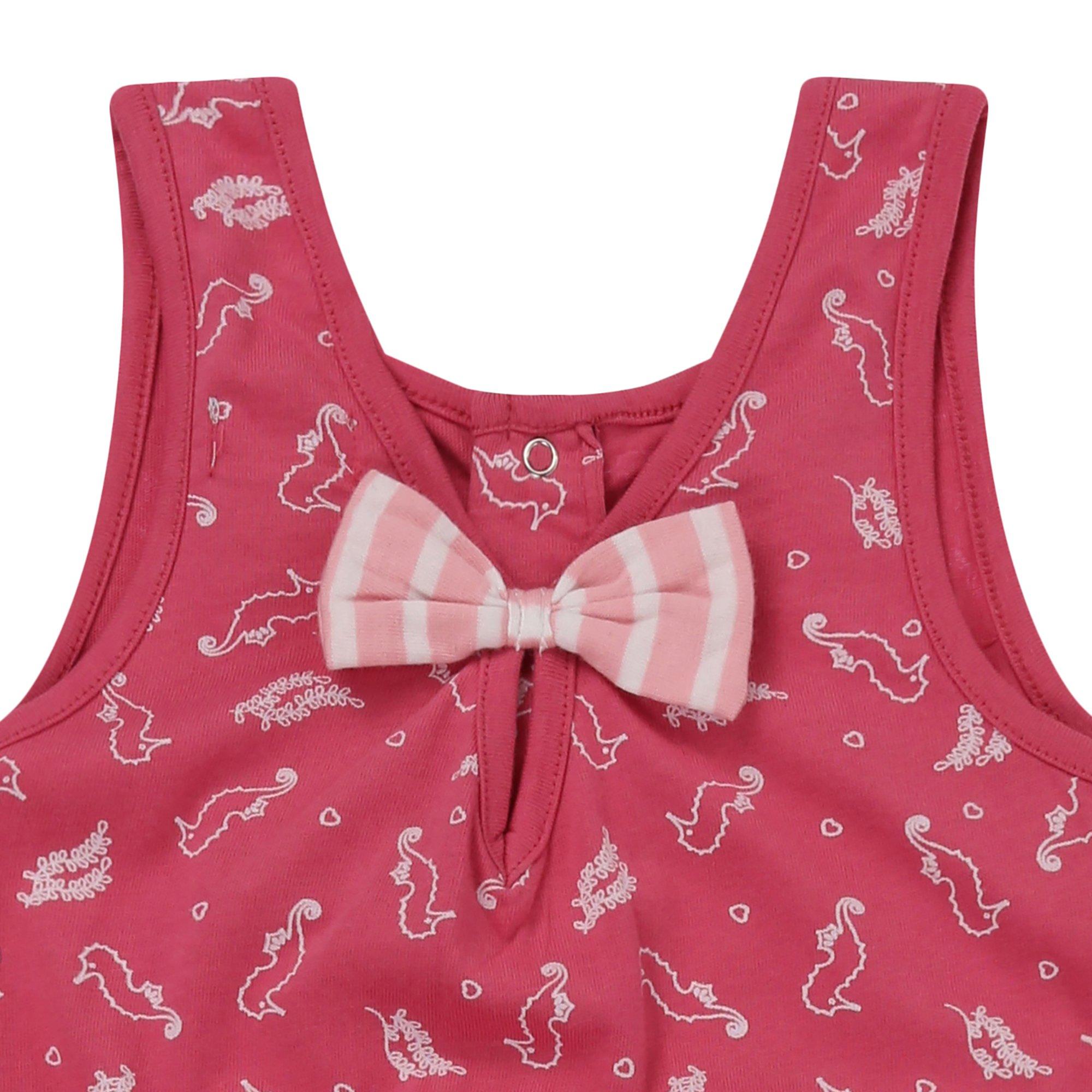 Pink - Lilly and Sid - Seahorse Playsuit - 3