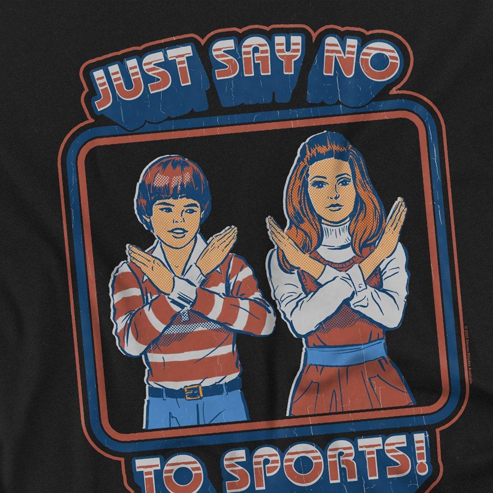 Black - Steven Rhodes - Steven Rhodes Say No To Sports T-Shirt Black - 2