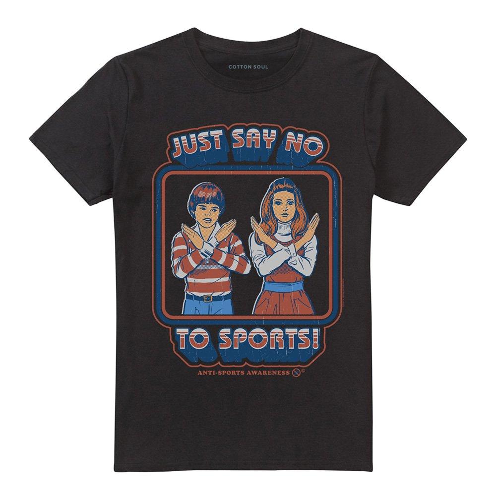Black - Steven Rhodes - Steven Rhodes Say No To Sports T-Shirt Black - 4