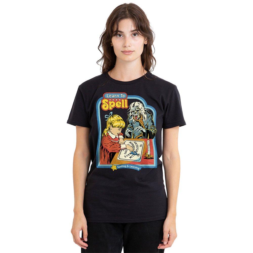 Black - Steven Rhodes - Steven Rhodes Learn To Spell T Shirt Black - 1