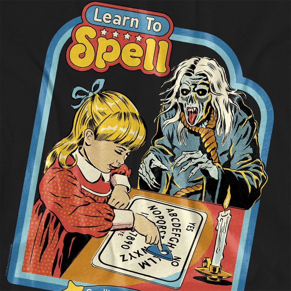 Black - Steven Rhodes - Steven Rhodes Learn To Spell T Shirt Black - 2