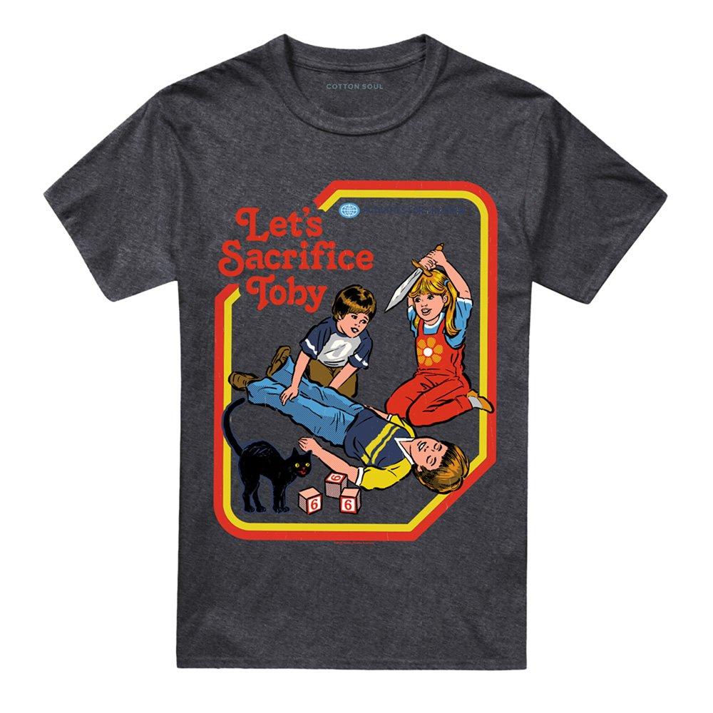 Charcoal - Steven Rhodes - Steven Rhodes LetS Sacrifice Toby Tee Charcoal - 4