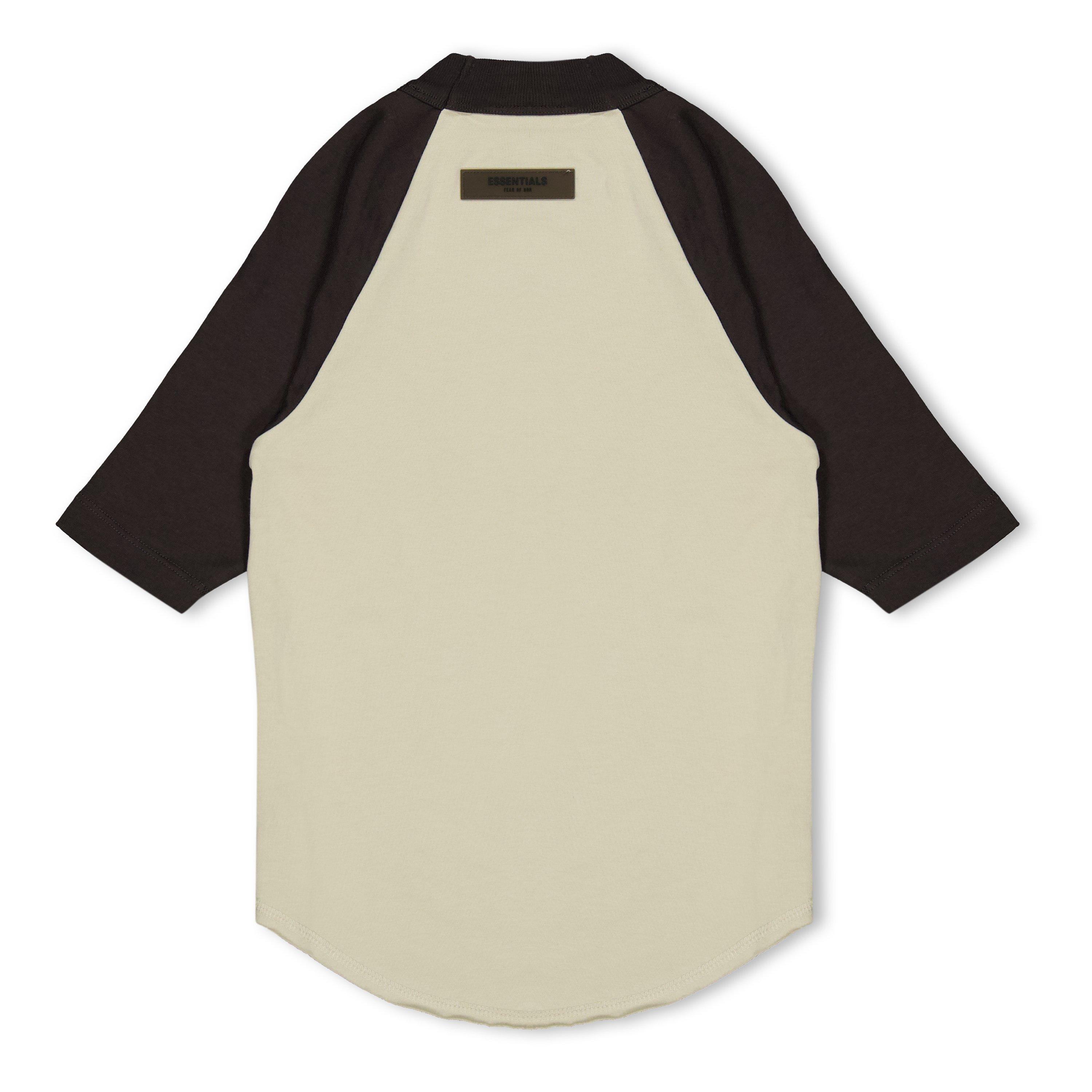 Wheat - Fear Of God Essentials - Unisex Kids' 3/4 Sleeve Baseball Oversized Fit T-Shirt - 2