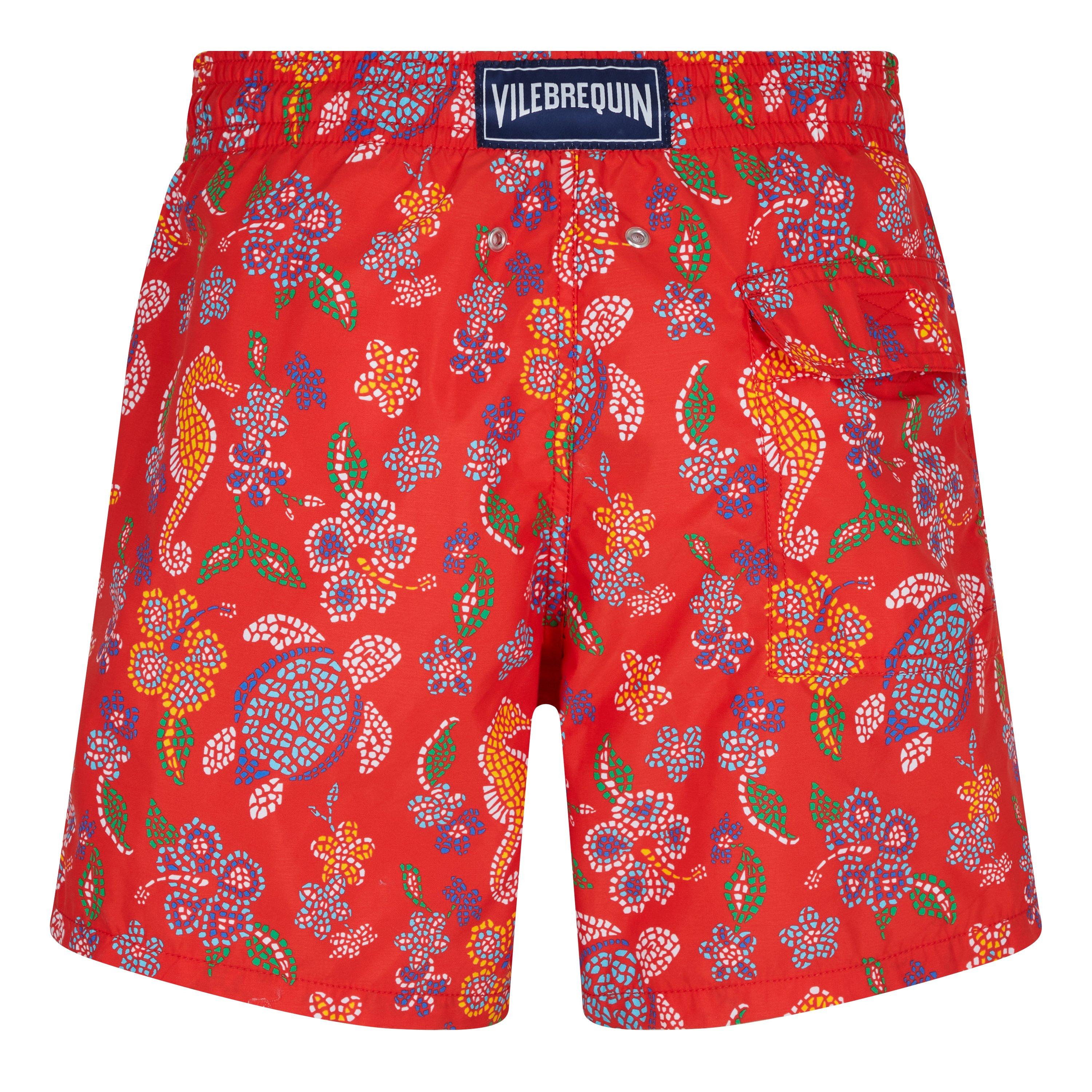 Men Long Swim Trunks Tortues Multicolores | Vilebrequin