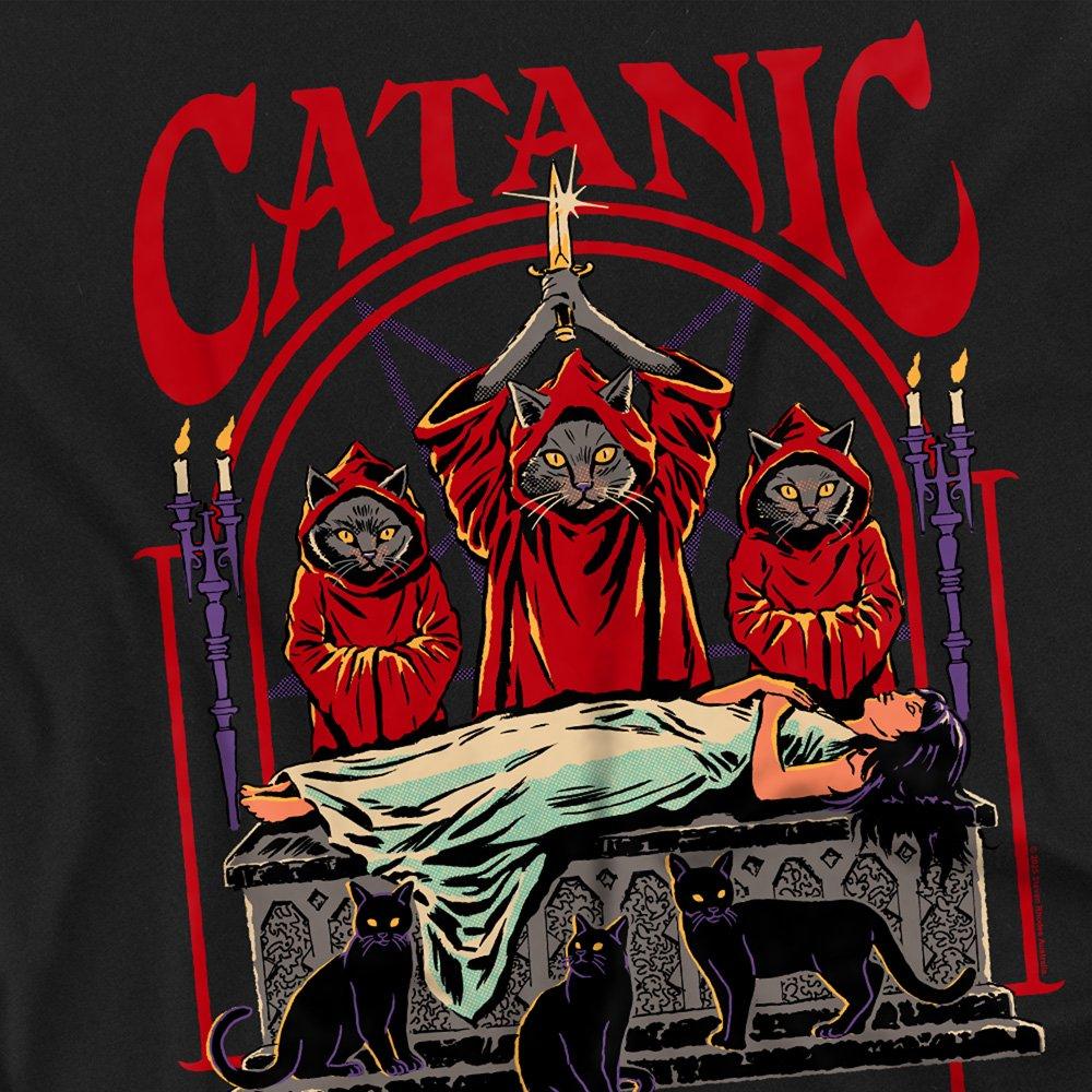 Black - Steven Rhodes - Steven Rhodes Catanic Panic T-Shirt Black - 2