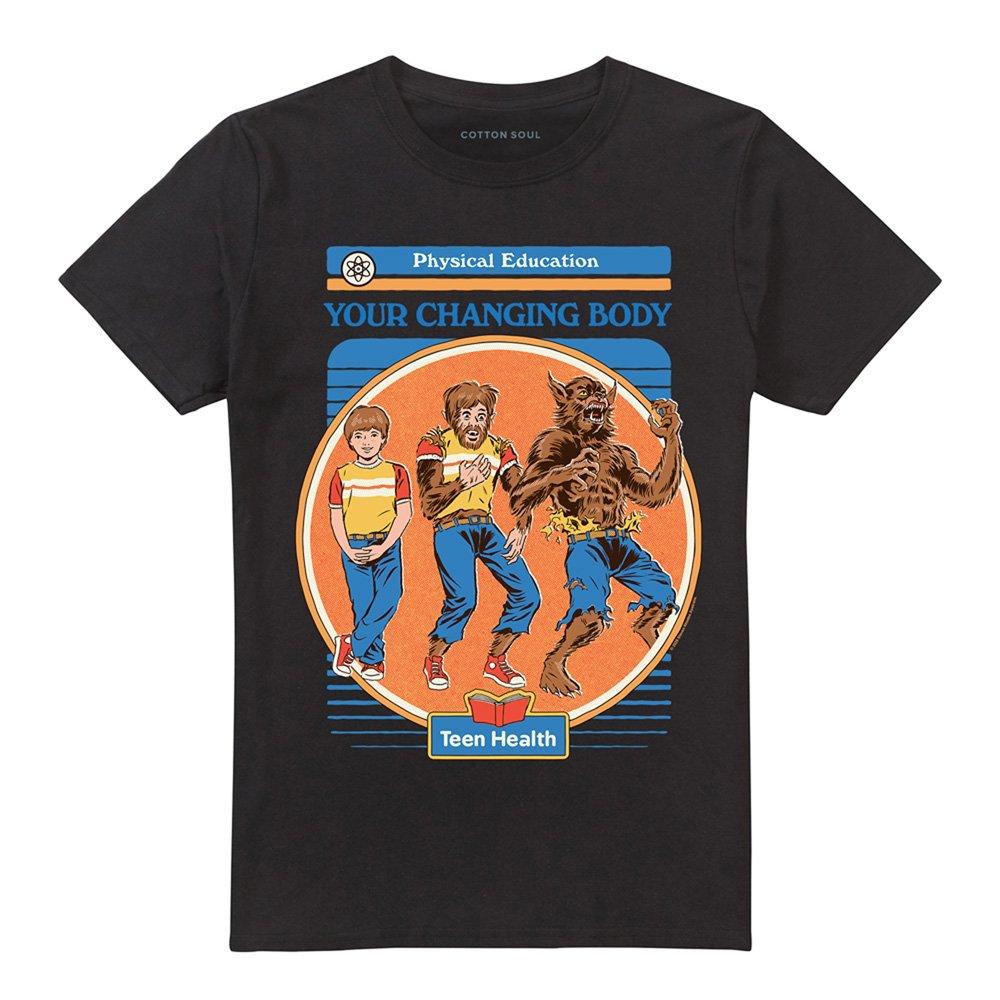 Black - Steven Rhodes - Steven Rhodes Your Changing Body T-Shirt Black - 4