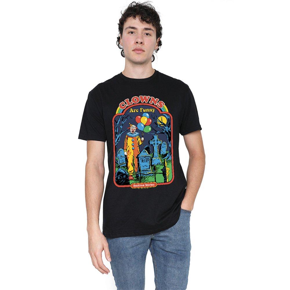 Black - Steven Rhodes - Steven Rhodes Clowns Are Funny T-Shirt Black - 1
