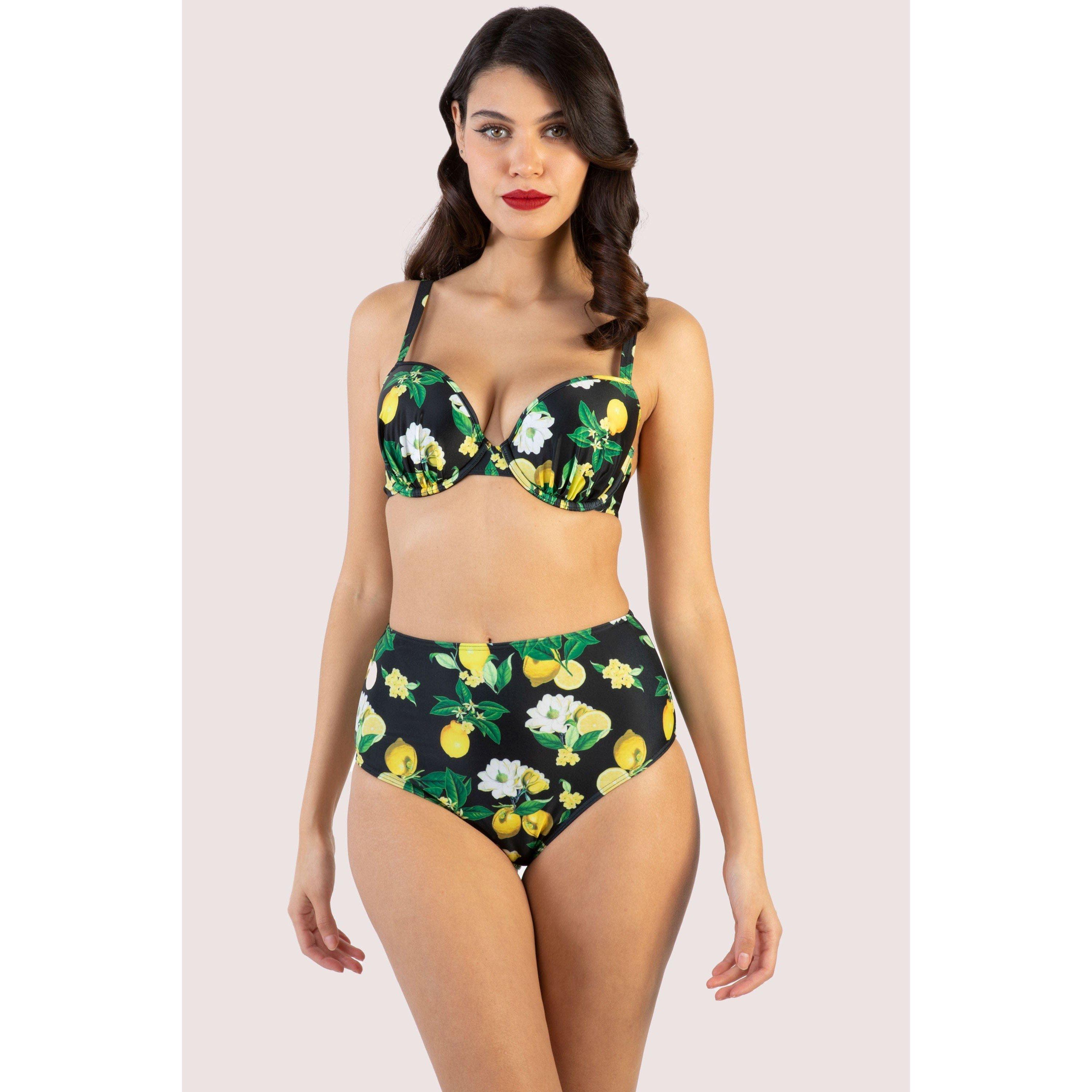 Black - Playful Promises - Claudette Lemons Padded Balcony Bikini Top - 2