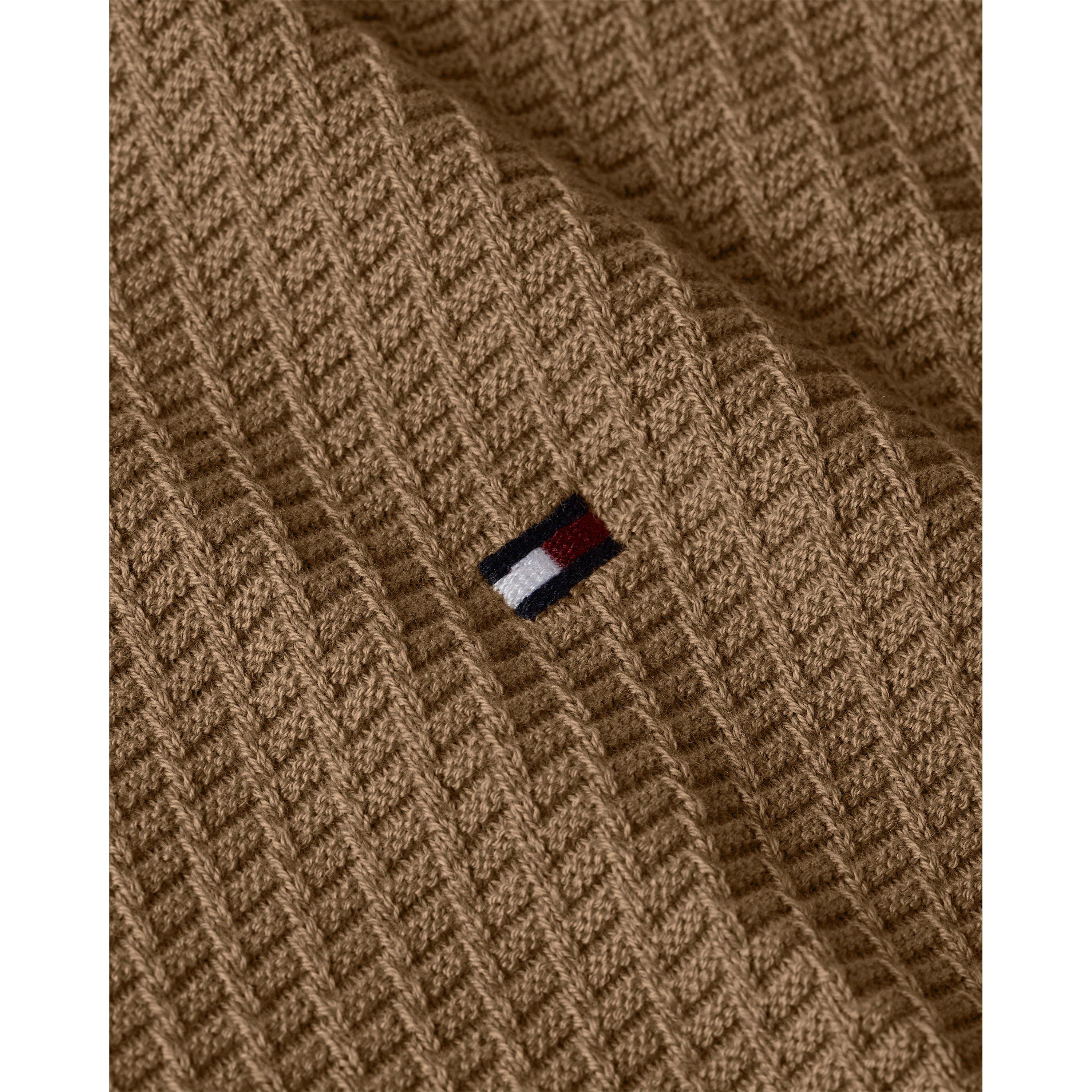 Khaki GWJ - Tommy Hilfiger - Men's Crew Neck Jumper - 2