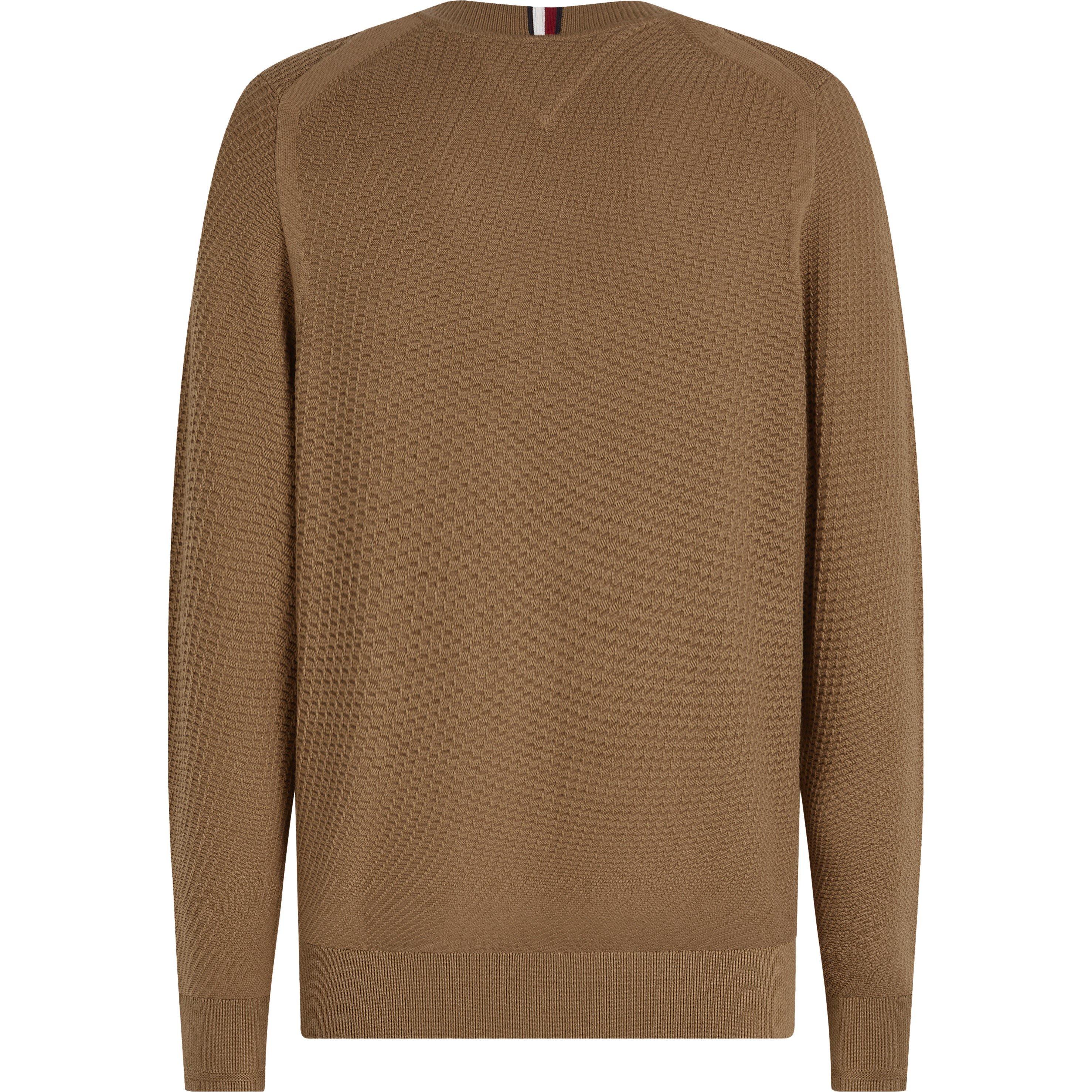 Khaki GWJ - Tommy Hilfiger - Men's Crew Neck Jumper - 3