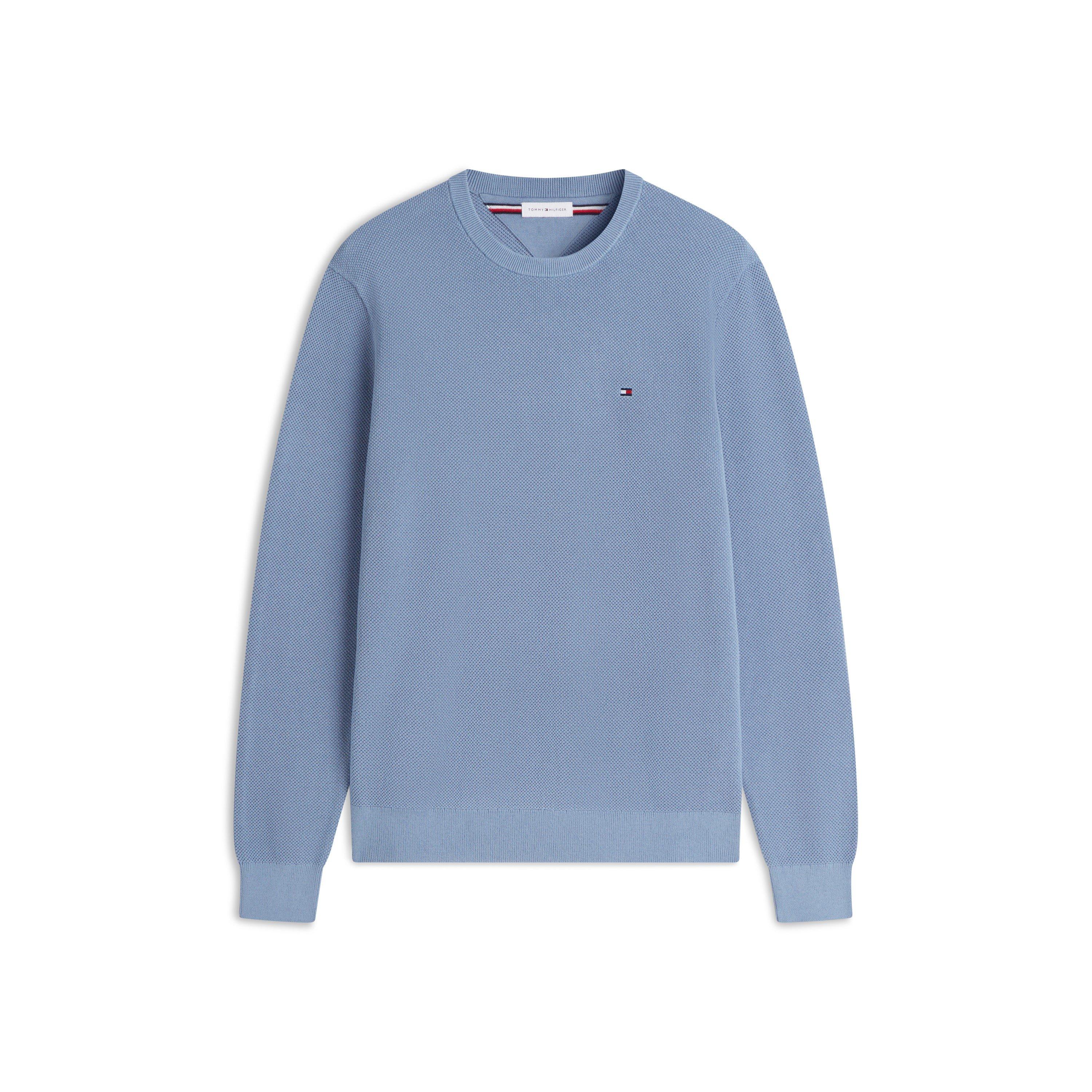 Men's Ribbed Crew Neck Jumper