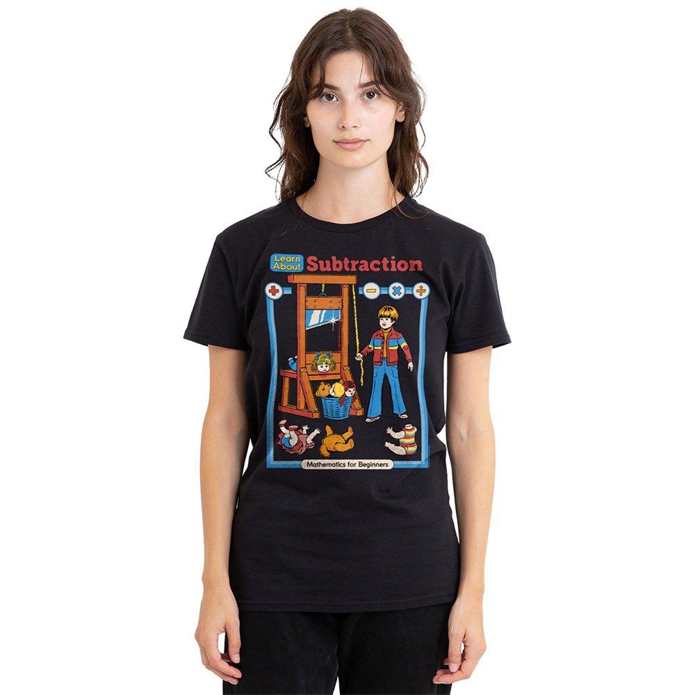 Black - Steven Rhodes - Steven Rhodes Learn About Subtraction T Shirt Bla - 1