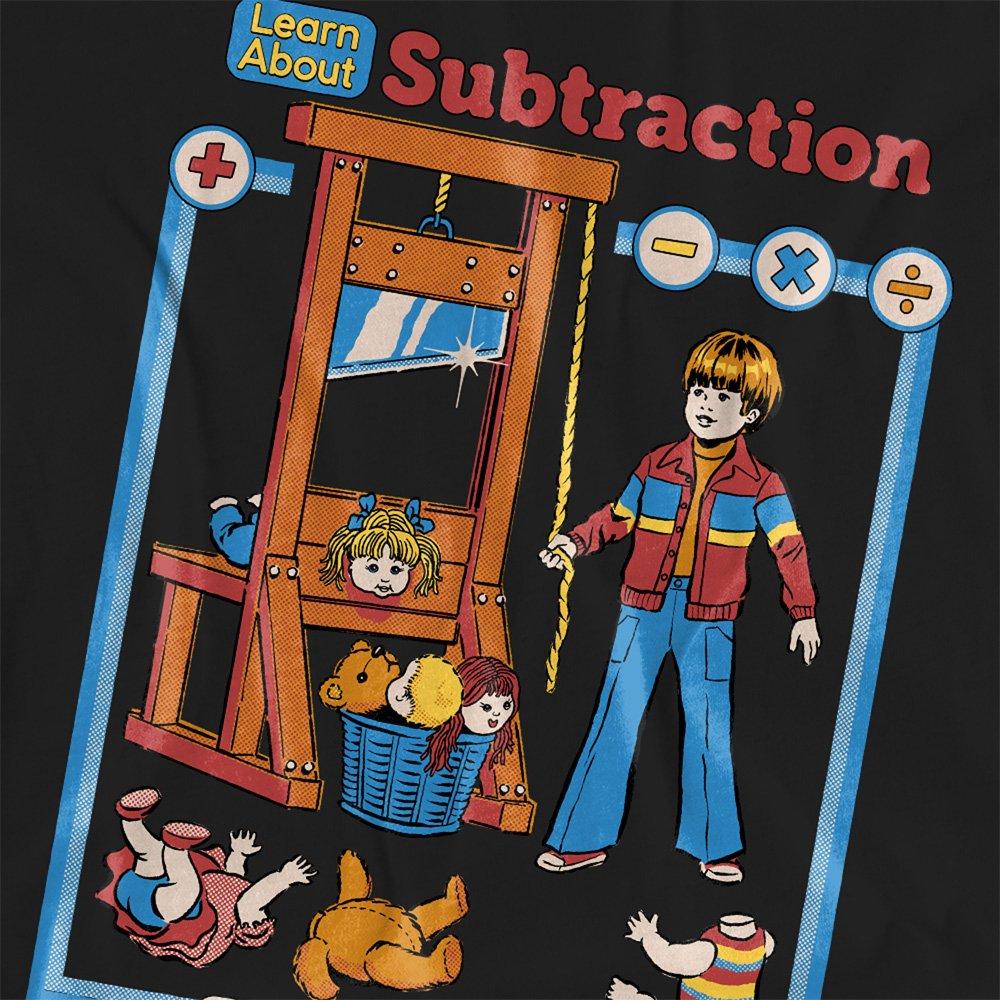 Black - Steven Rhodes - Steven Rhodes Learn About Subtraction T Shirt Bla - 2