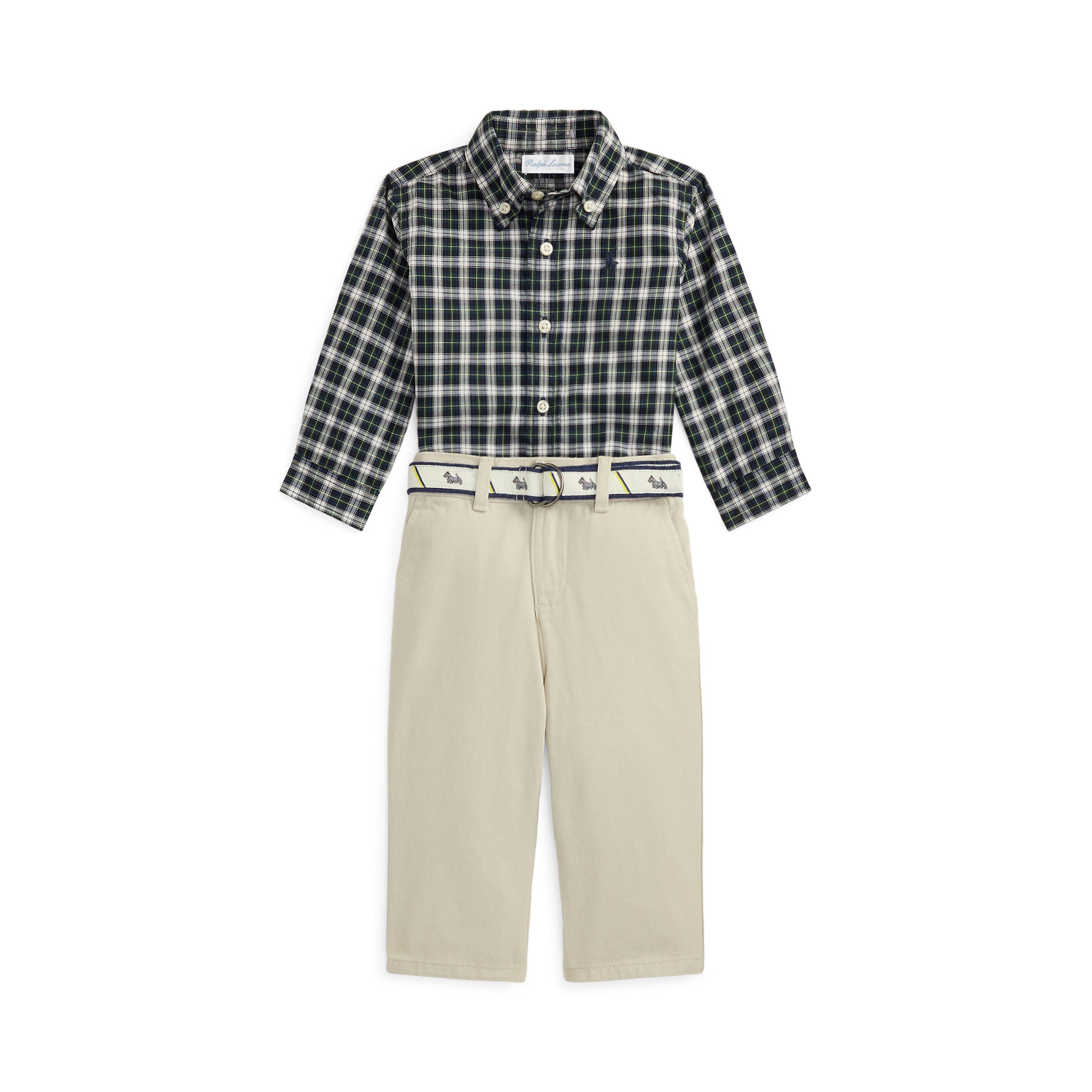 Navy/Green - Polo Ralph Lauren - Kids' Coordinated Clothing Set - 1