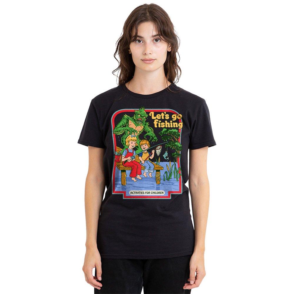 Black - Steven Rhodes - Steven Rhodes LetS Go Fishing T Shirt Black - 1