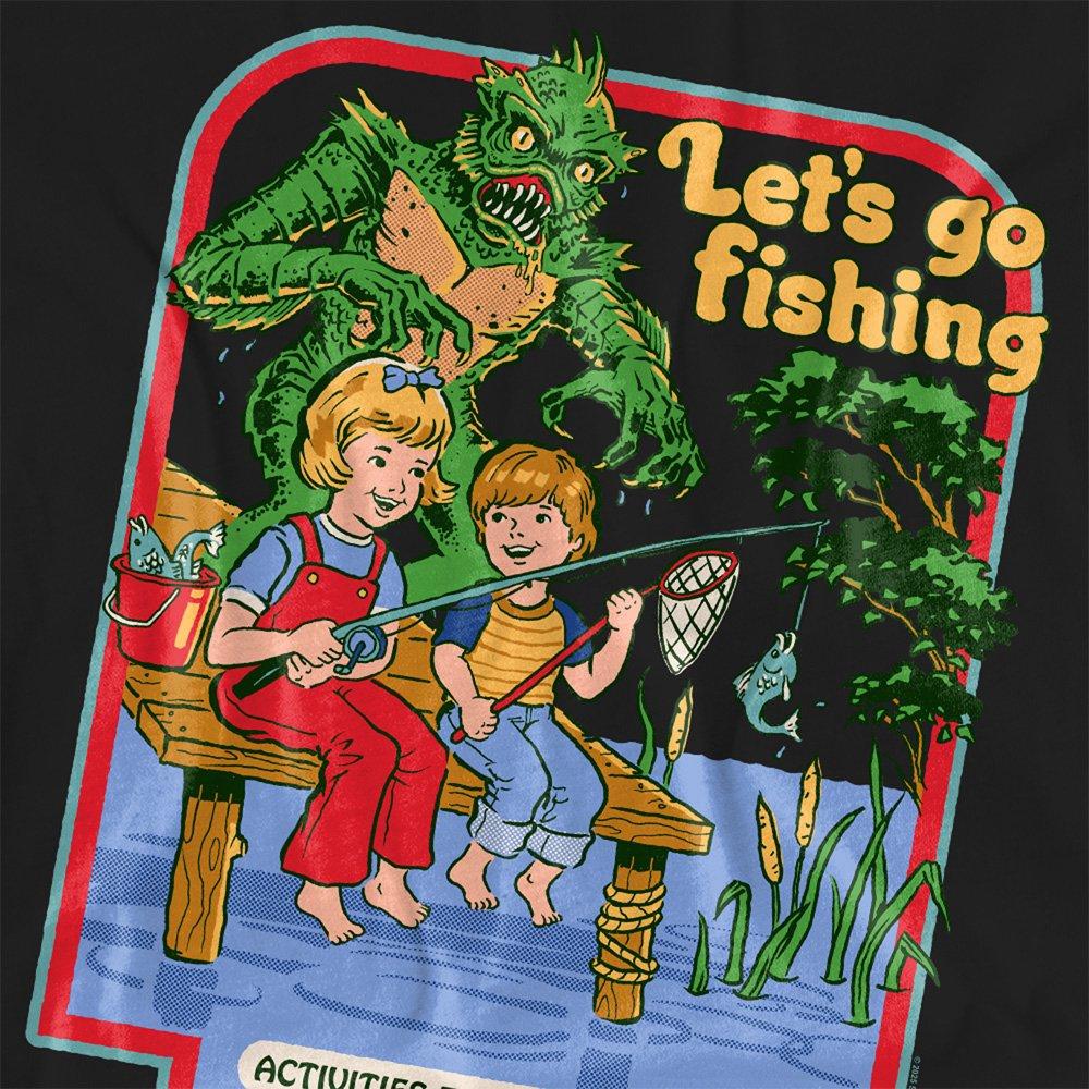 Black - Steven Rhodes - Steven Rhodes LetS Go Fishing T Shirt Black - 2