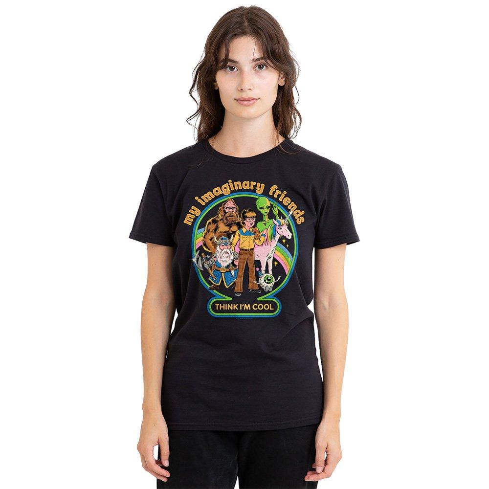 Black - Steven Rhodes - Steven Rhodes My Imaginary Friends T Shirt Black - 1