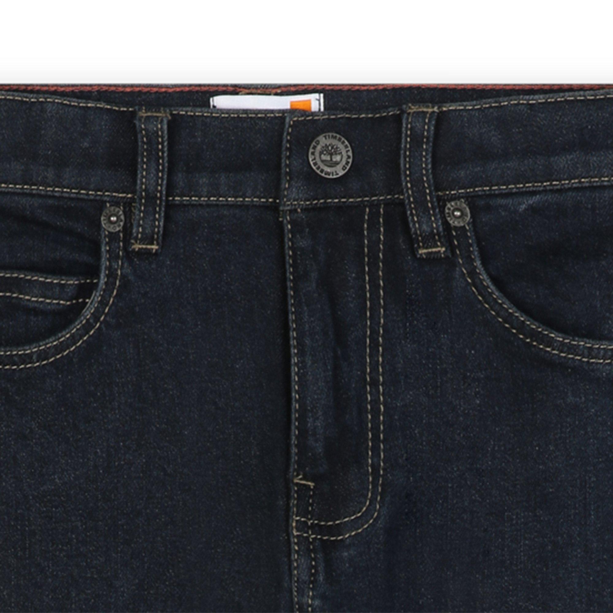 Denim Blue - Timberland - Kids' Straight Leg Jeans - 3