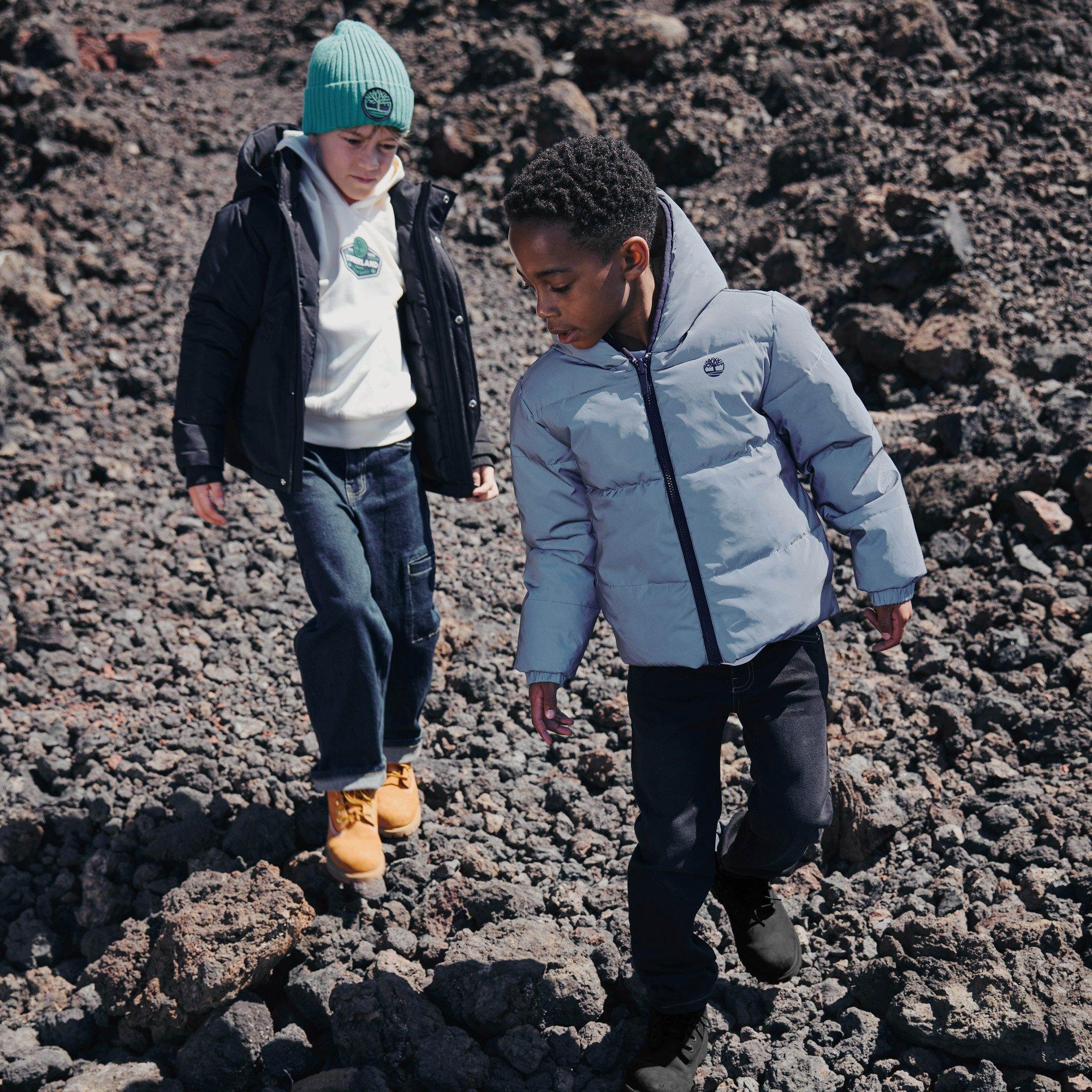 Denim Blue - Timberland - Kids' Straight Leg Jeans - 5