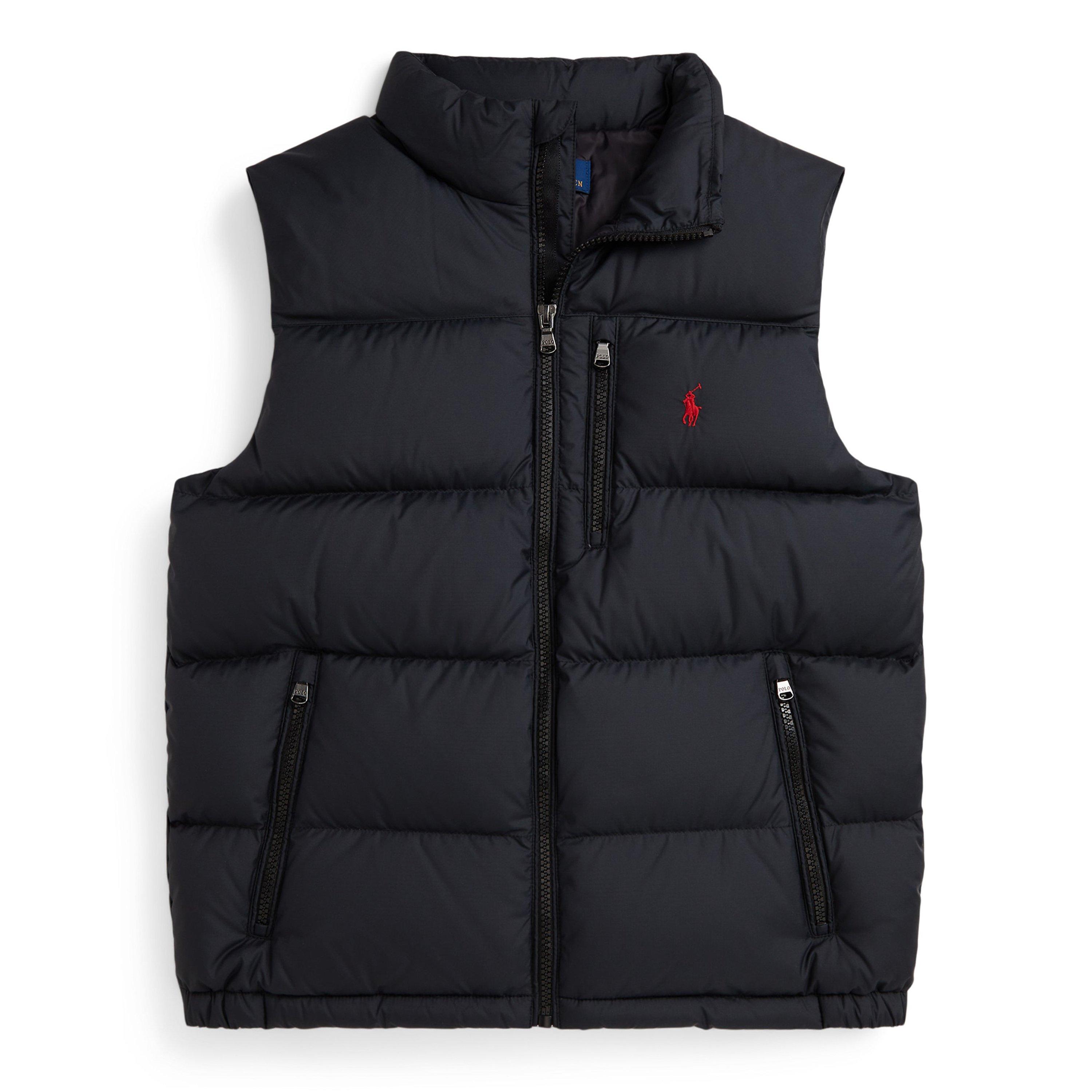 Polo Ralph Lauren Boys Kids' Logo Embroidered Insulated Sleeveless Gilet - Polo Black - 7Y/S