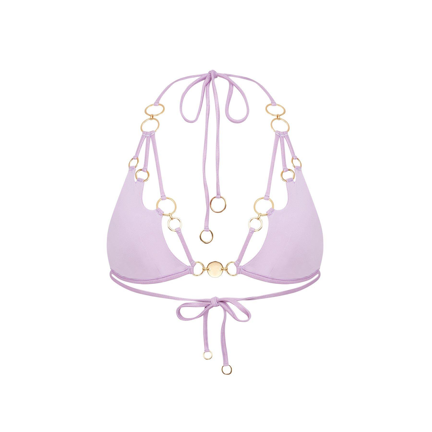 Lilac Foil - Agent Provocateur - DAVINE Bikini top - 4