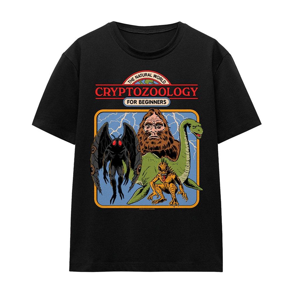 Black - Steven Rhodes - Steven Rhodes Cryptozoology For Beginners T Shirt - 4