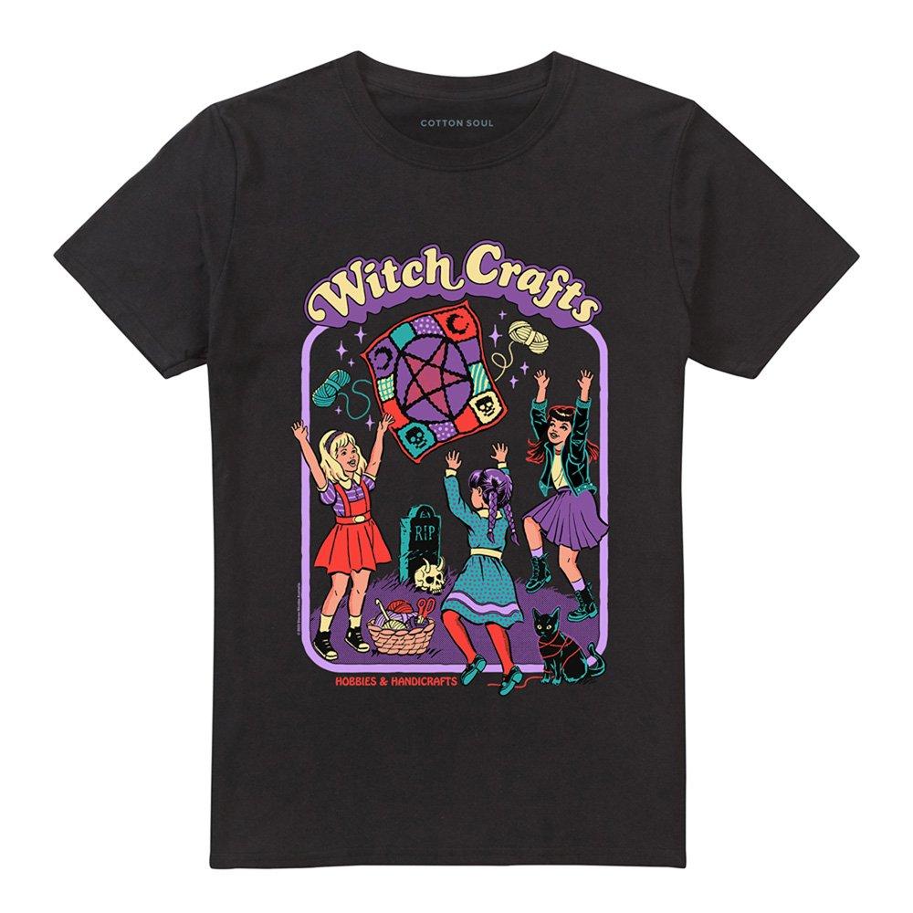 Black - Steven Rhodes - Steven Rhodes Witch Crafts T-Shirt Black - 4