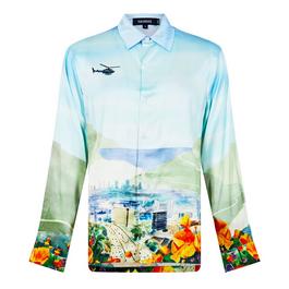 Nahmias Landscape Silk Shirt