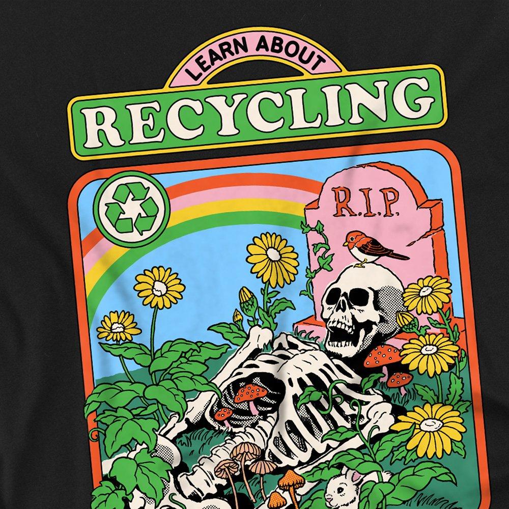 Black - Steven Rhodes - Steven Rhodes Learn About Recycling T-Shirt Black - 2