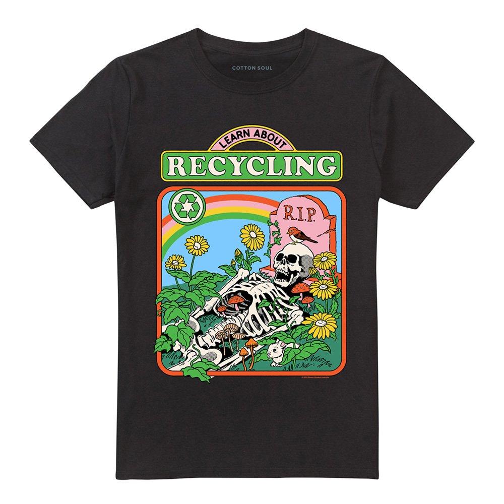 Black - Steven Rhodes - Steven Rhodes Learn About Recycling T-Shirt Black - 4