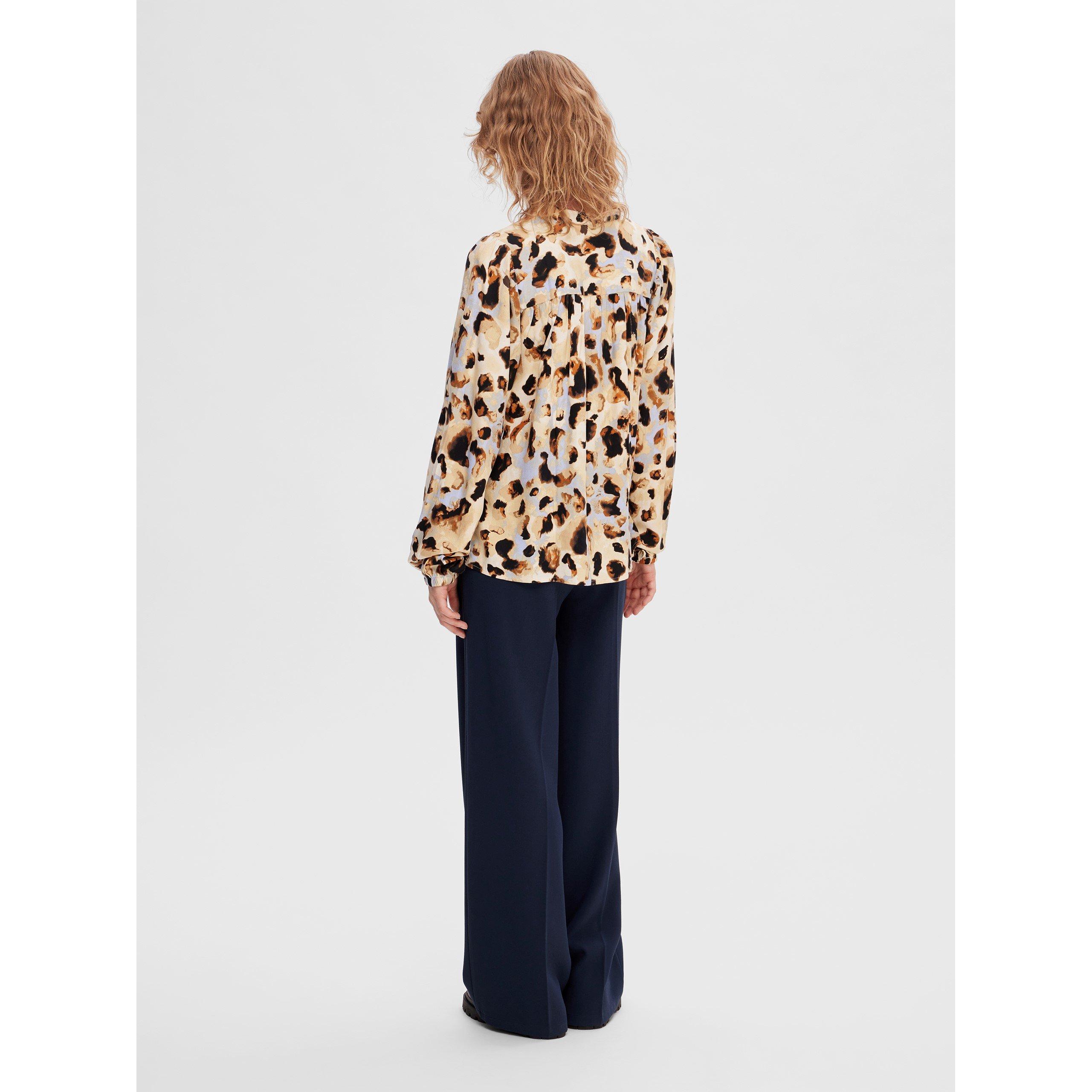 Sandshell - Selected Femme - Women's Laila Pleated Top - 3