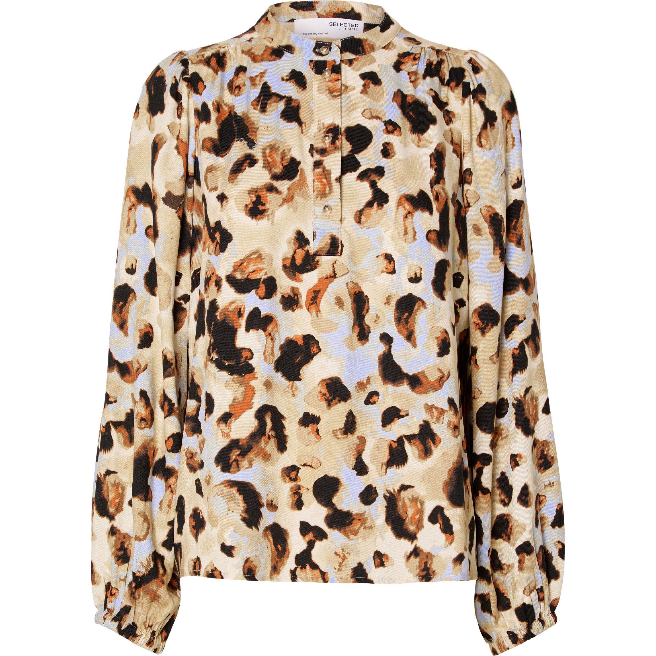 Sandshell - Selected Femme - Women's Laila Pleated Top - 6