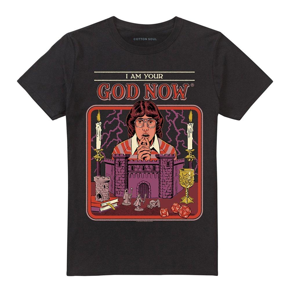 Black - Steven Rhodes - Steven Rhodes I Am Your God Now T-Shirt Black - 4