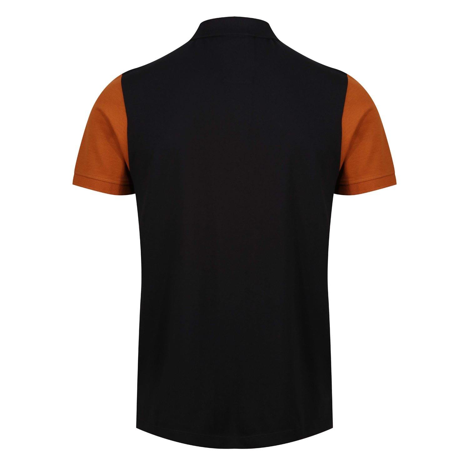 Brown - Luke 1977 - Cala Mayor Chevron Detail Polo Shirt - 2