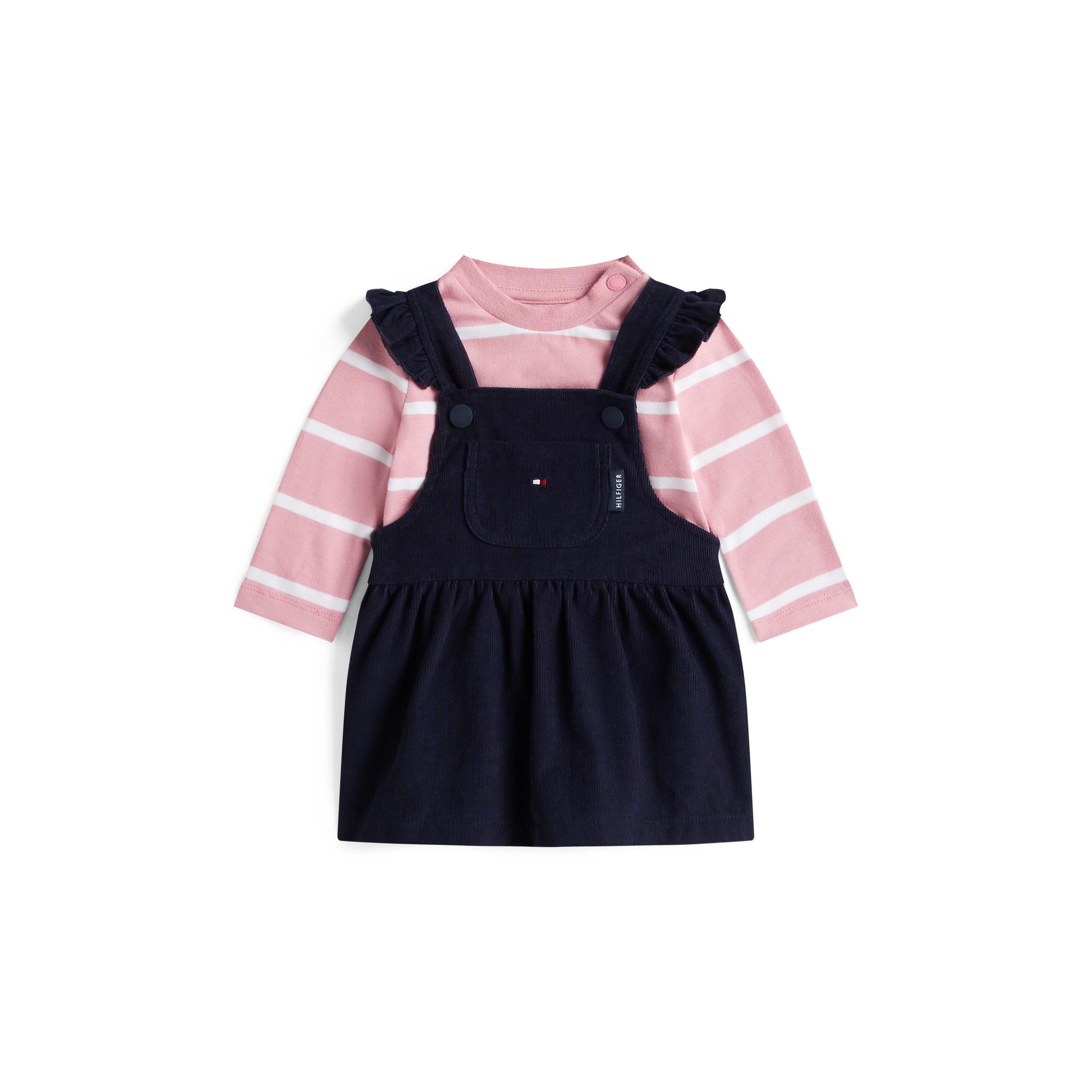 Tommy Hilfiger  Kids' Dungaree Dress Set - Night Navy C1g - 24M(92)