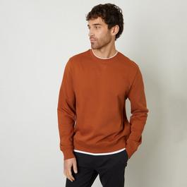 Threadbare Mock T-Shirt Crew Neck Sweatshirt