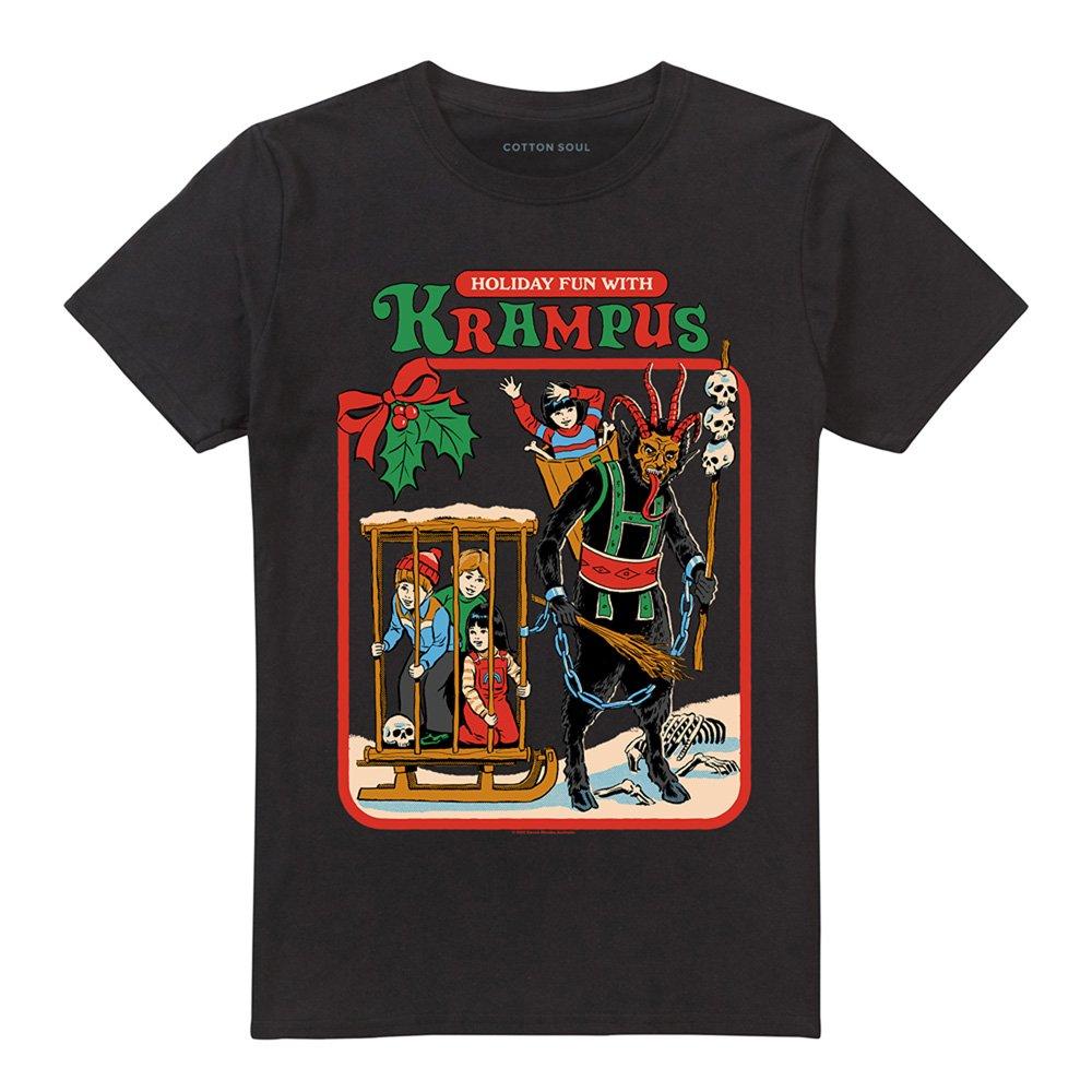 Black - Steven Rhodes - Steven Rhodes Fun With Krampus T-Shirt Black - 4
