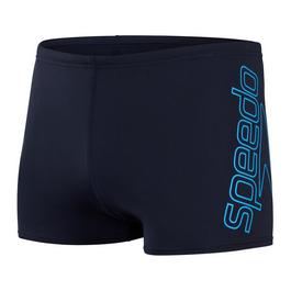 Speedo Boom Leg Placement Aqua Shorts Mens