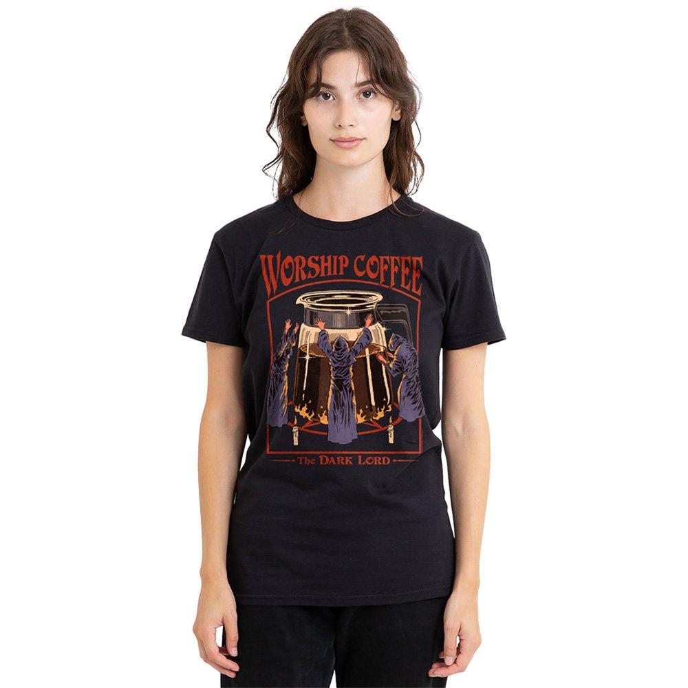 Black - Steven Rhodes - Steven Rhodes Worship Coffee T Shirt Black - 1