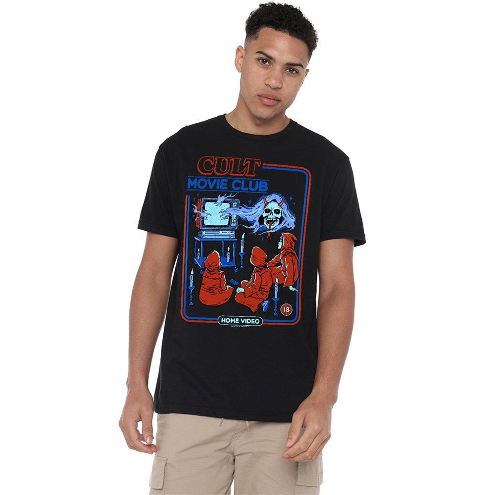 Black - Steven Rhodes - Steven Rhodes Cult Movie Club T-Shirt Black - 1