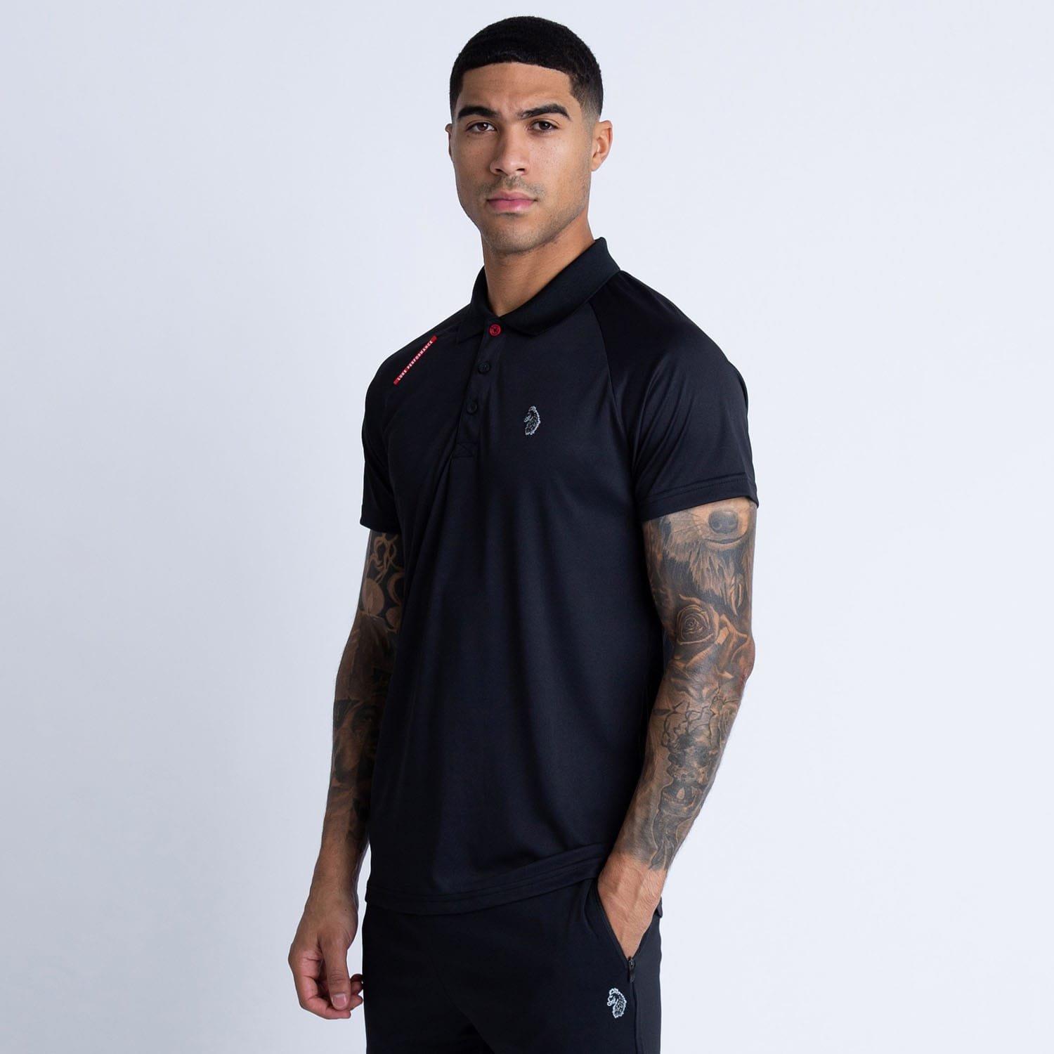 Black - Luke 1977 - Thomas Performance Polo Shirt - 3