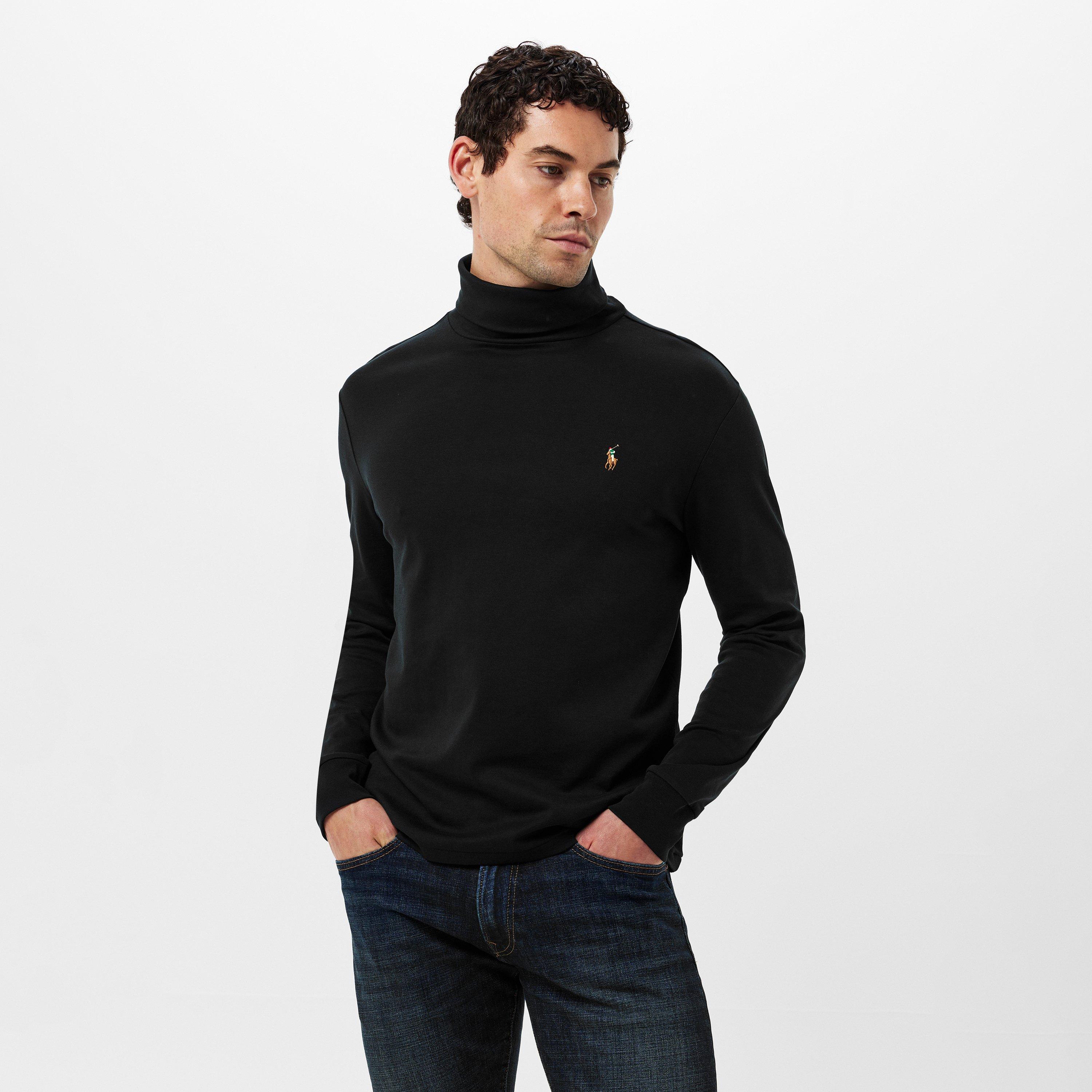 Polo Black - Polo Ralph Lauren - Soft Cotton Roll Neck Jumper - 3