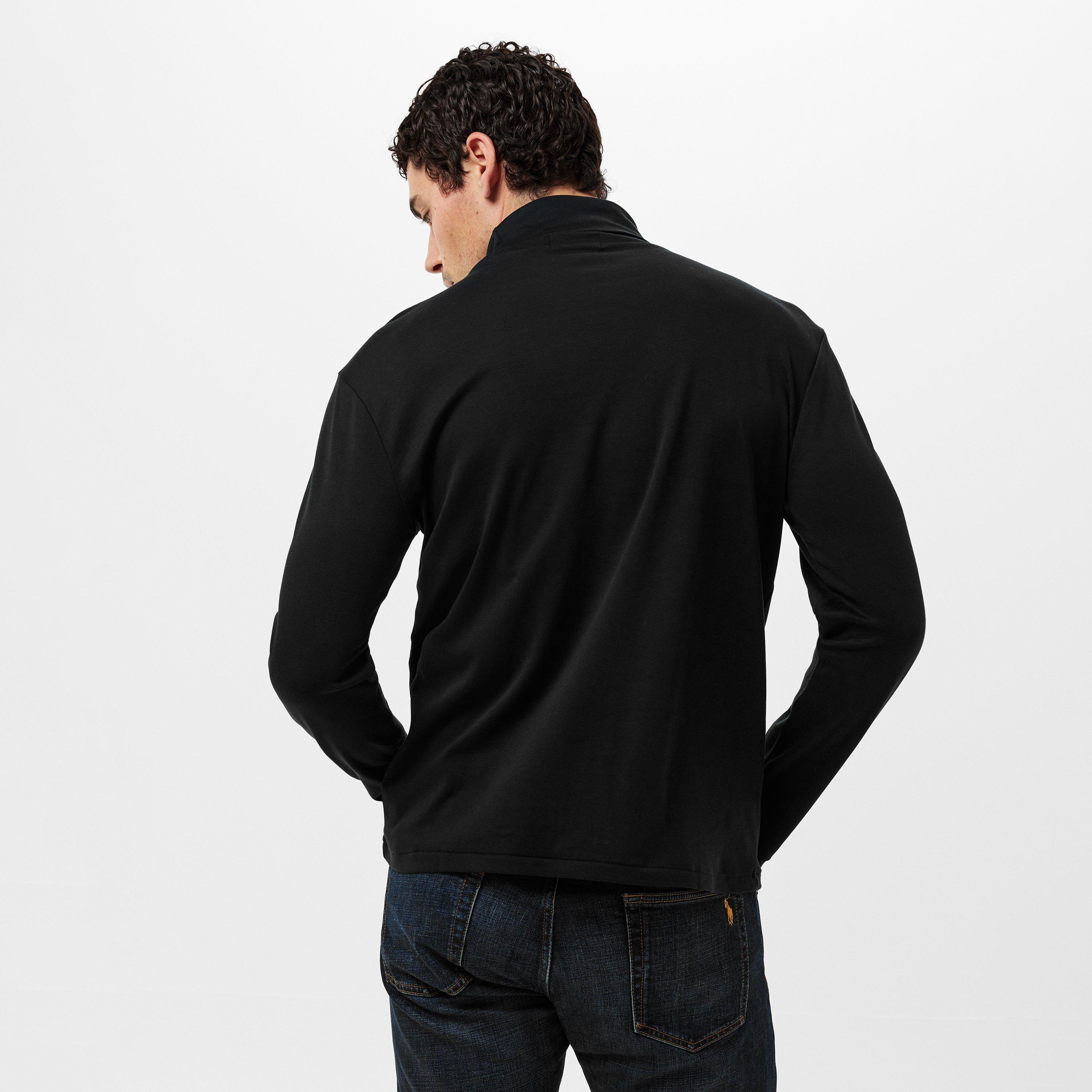 Polo Black - Polo Ralph Lauren - Soft Cotton Roll Neck Jumper - 4