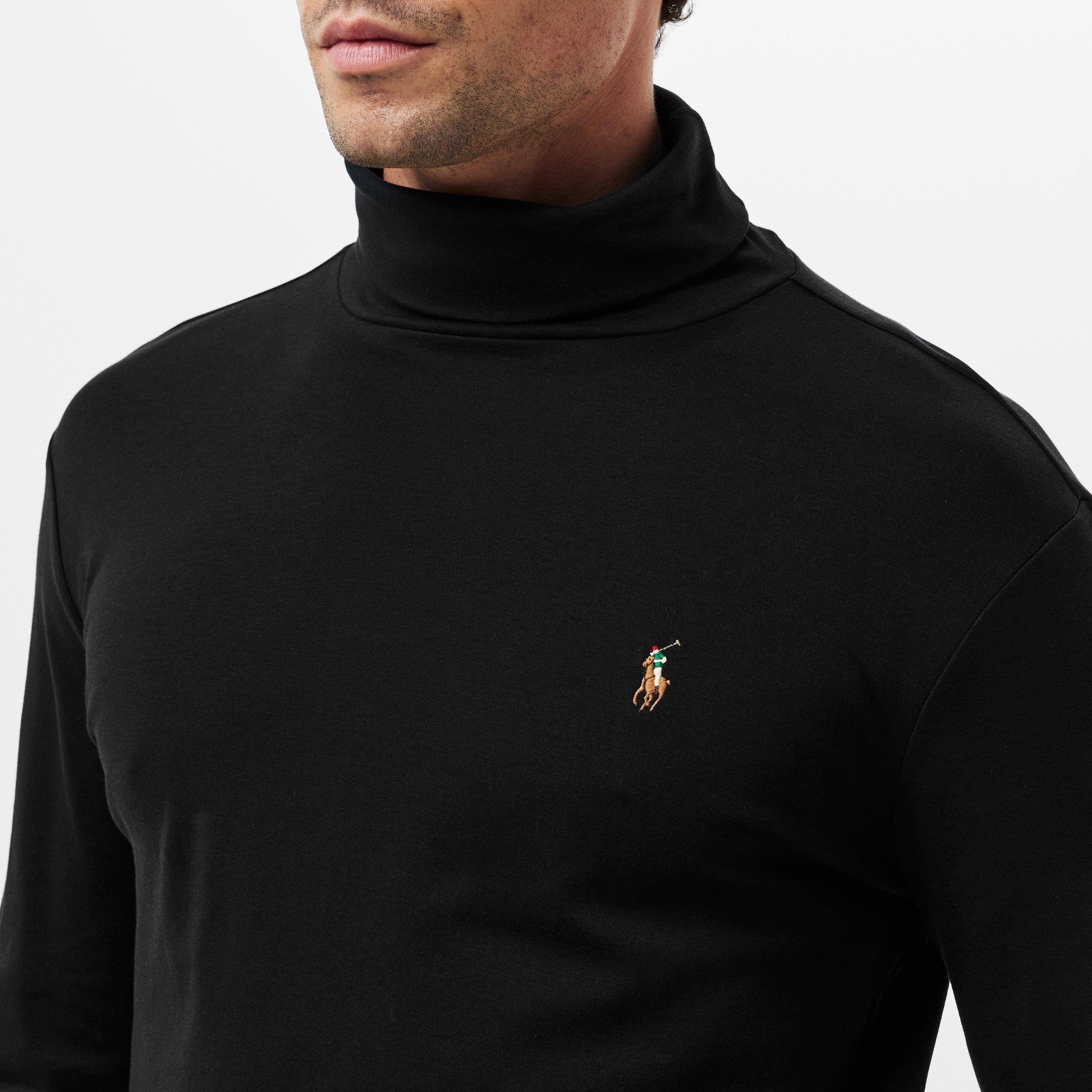 Polo Black - Polo Ralph Lauren - Soft Cotton Roll Neck Jumper - 5